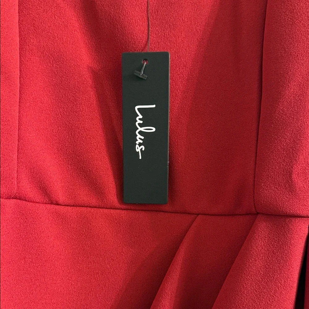 Lulu's Red Mini Cocktail Dress - Picture 3 of 5